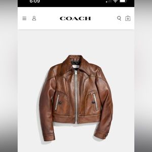 ISO Coach Landscape Leather Jacket